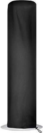 Tower Fan Cover Waterproof Standing Fan Dust Cover Tower Fan protection Covers for Living Room Bedroom Office Black