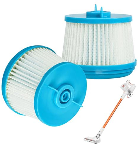 VZU Lot de 2 filtres HEPA compatibles avec les aspirateurs Genius Invictus X9, X5, X4, X8, X7