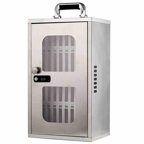 36 Zellen Edelstahl Zahlenschloss Handyschrank für Büros, Schulen und Fabriken, sicher, langlebig und sicher Aufbewahrungsmöglichkeit