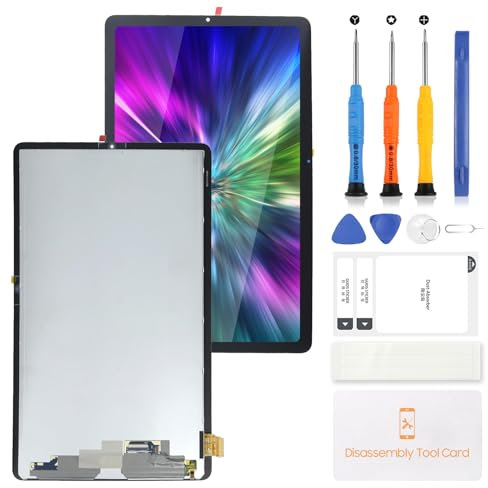 Écran LCD de rechange pour Samsung Galaxy Tab S6 Lite 2022 10,4 pour Galaxy Tab S6 Lite 2022 SM-P613 P619 SM-P619 P619 P613 LCD Display Touch Screen Digitizer Assembly Repair Kit (Noir)
