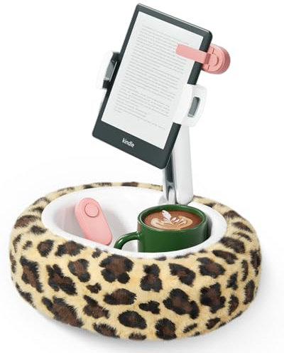 SupeDesk Tablet Halterung Bett,Kindle Halterung Kissen,iPad Ständer,kompatibel mit 4–11 Geräten,Handyhalterung,Kindle Halter für Sofa,Schoß,Bett, zum Lesen und Videoschauen, kuschelig weich & bequem