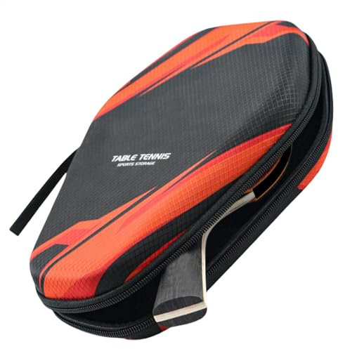 FmtwPh Tischtennisschläger Hülle Hartschale,Tischtennis Schlägerkoffer Hardcase,Schutzhülle Für Tischtennisschläger Wasserdichte Tischtennishüllen Für 2 Schläger Und 2 Bälle,Tischtennisschläger Tasche