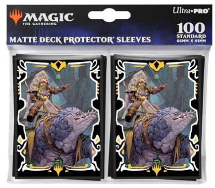 Ultra PRO - Tarkir Dragonstorm Felothar The Steadfast (Abzan Armor Commander Deck) 100ct Deck Protector Sleeves for Magic: The Gathering | Magic Gathering Accessories MTG Card Protection TCG Sleeves