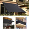Vele ombreggianti impermeabili 4x6m 98% UV Block, sole giardino esterni, patio, giardino, prato, pergolato, terrazza, grigio scuro