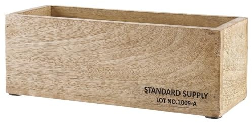 BUTLERS Holzkasten 11 x 28 cm Mangoholz - STANDARD SUPPLY -