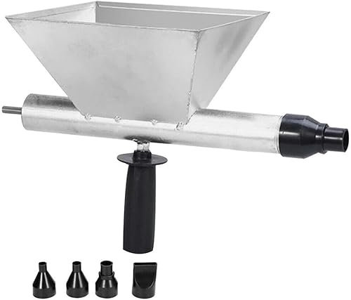Electric Cement Grout Mortar Gun Kit – Heavy Duty Tile & Brick Grouting Tool with 4 Detachable Nozzles & Die-Cast Handle – Compatible with Drill & Compressor for DIY Use