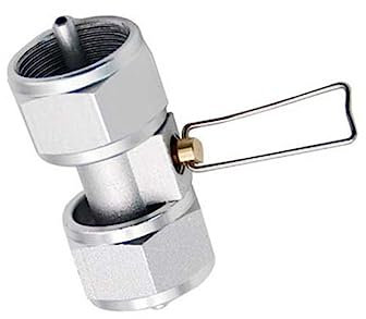 ibasenice Interactive Gas Refilling Adapter Propane Tank Refill Valve Outdoor Cooking Essential