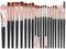 20 Pièces Pinceaux Maquillages, Pinceau de Maquillage Professionnels pour Fond de Teint, teint et fard à paupières, Kit Pinceaux Maquillage, Idéal pour Débutants et Professionnels