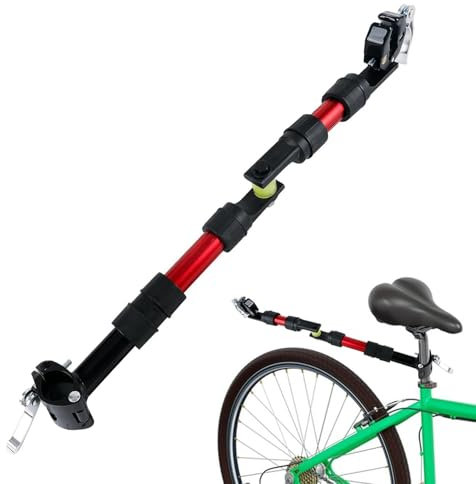 Fahrrad Anhänger Kupplung - Anhänger Adapter Aufsatz - 270 Grad Drehung Alu-Gepäckträger Zubehör für Outdoor Abenteuer Lastentransport Haustierbeförderung Alltagsnutzung