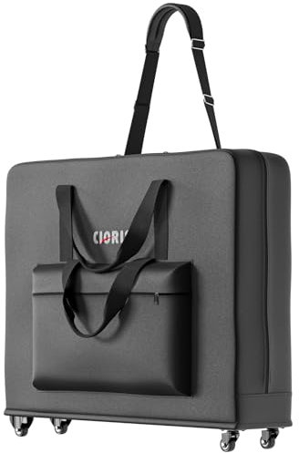 CLORIS Profi Tragetasche Universal Tasche für Massageliege mit Rollen und Aufbewahrungstaschen groß