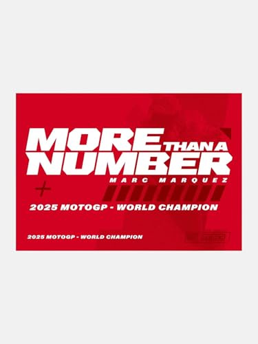 Bandera Marc Marquez, Campeón del Mundo Moto GP MORE THAN A NUMBER