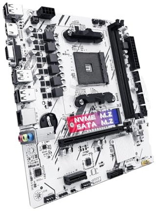 B450 Motherboard Prozessor DDR4 Speicher AM4 Mainboard M.2 NVME (unterstützt Ryzen 5500 5600 5600G CPU)