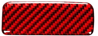 Auto Co Pilot Handschuh Aufbewahrungsbox Griff Dekor Aufkleber Innen Für VW Für Golf 7 Für GTI MK7 2013-2019(Rosso)
