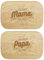 Planchette pour petit-déjeuner Beste Mama und Papa (Set)