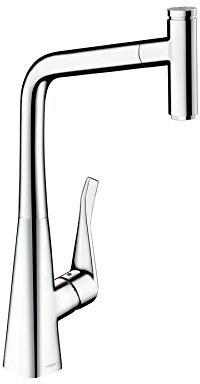 Hansgrohe - Robinet mitigeur d'évier avec douchette - Mitigeur évier avec douchette extractible Metris Select 320 - Hansgrohe