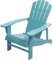 Leigh Country Adirondack Stuhl aus Akazienholz, klassisch lackiert, Türkis