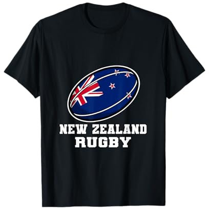 New Zealand Rugby Chemise Nouvelle-Zélande Fan De Rugby T-Shirt
