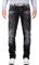 Cipo & Baxx Herren Jeans CD296-bans Schwarz W34/L32