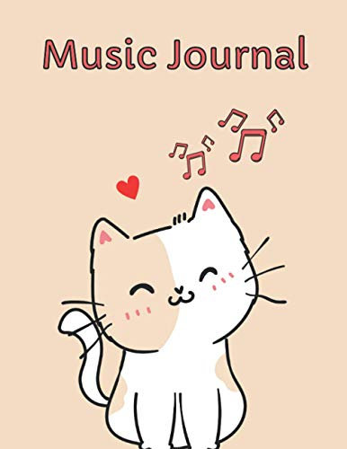 Music Journal: Gift Idea for Musician, Music Lover, Student, Songwriting…, Easily Composing or Learning Music, 120 Pages, Lined/Ruled Paper And Staff, Manuscript Paper For Notes, Lyrics And Music