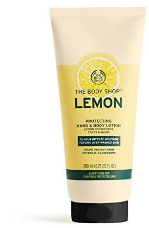 The Body Shop Protecting Hand & Body Lotion 72H Intense Moisture for Dry Skin Lemon 200 ml