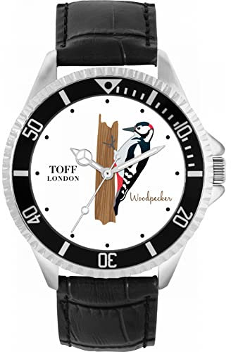 Toff London Specht-Vogel-Uhr