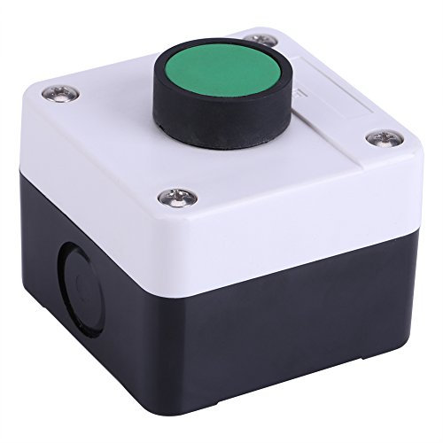 Caja Interruptor Botón Pulsador, Pulsador Puerta Automatica, Interruptor Botón, Resistente Duradero Intemperie Automático Fácil Instalación Proyectos Eléctricos Hogar Puerta Abridores Botones Salida