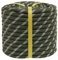 CRAYZA Double Braided Polyester Rope (1/2 in x 100 ft) Strong Arborist Rigging Rope 48 Strands for Climbing Tree Work Swing Pulling Sailing, ArmyGreen