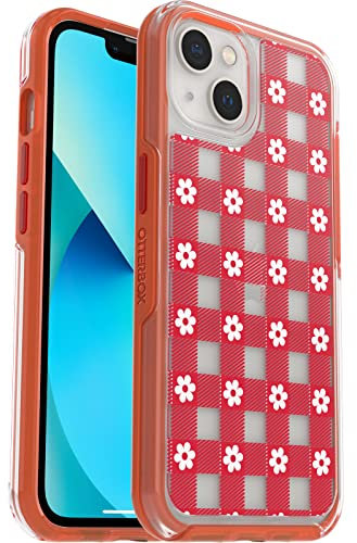 OtterBox Symmetry Clear Case for iPhone 13, Shockproof, Drop proof, Protective Thin Case, 3x Tested to Military Standard, Picnic Daisy