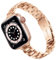 TRUMiRR Reemplazo para Apple Watch Series 9 8 7 41mm Pulsera Mujer, Pulsera Delgada de Acero Inoxidable Reemplazo del cinturón Femenino para iWatch SE Series 9 8 7 6 5 4 3 2 1 41mm 40mm 38mm