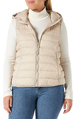 ONLY Quilted Waistcoat Weste, sandbeige, M