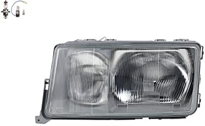 Johns, Scheinwerfer passend für Mercedes W201 10/82-08/93 links + Leuchtmittel