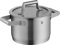 WMF Comfort Line - Olla pequeña de 16 cm, tapa de cristal, 1,9 L, acero inoxidable Cromargan mate, apilable, sin revestimiento
