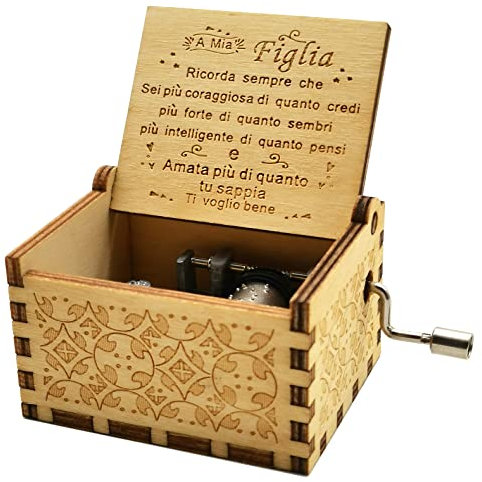 Luteney Geschenk für besondere Tochter, Geschenk für Tochter zum Geburtstag, You Are My Sunshine Spieluhr für Tochter