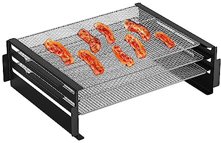 SafBbcue Jerky Grillroste für Camp Chef Pellet und Smoker Grill, Ersatzteile, PG24 Camp Chef SmokePro PG24DLX, PG24SE, PG24LS, PG24LTD, PG24S Teile, Jerky Smoking Racks, Smoking Beef Jerky
