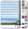 Rollmayer Klemmfix-Doppelrollo ohne Bohren Klemmrollo Fensterrollo Duo Rollo Sonnenschutzrollo Zebrarollo Seitenzugrollo für Fenster und Tür (Weiß - 110 x 220 cm - BxH)