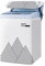 Odot Housse de Protection pour Machine à Laver, Chargement par Le Haut Couvre-Machine Protecteur Anti-Poussière Couverture pour Machine Sèche-Linge et Lave-Linge (Blanc,L (6.8-8kg))