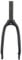 ZLXHDL Bike Forks,Mountain Bike Fork,16 Inch Carbon Fiber 3K Matte 4.37in Top Tube Bike Front Fork for 28.6mm Straight Tube Folding Bike