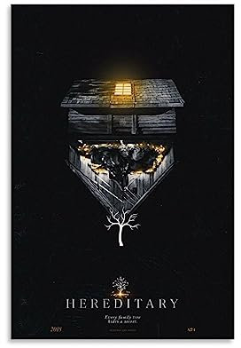 UMCHU Hereditary Movie Poster Dekorative Malerei Leinwand Wandkunst Wohnzimmer Poster Schlafzimmer Malerei,Wandkunst Bilddruck Moderne Familienzimmer Dekor 08x12inch(20x30cm)