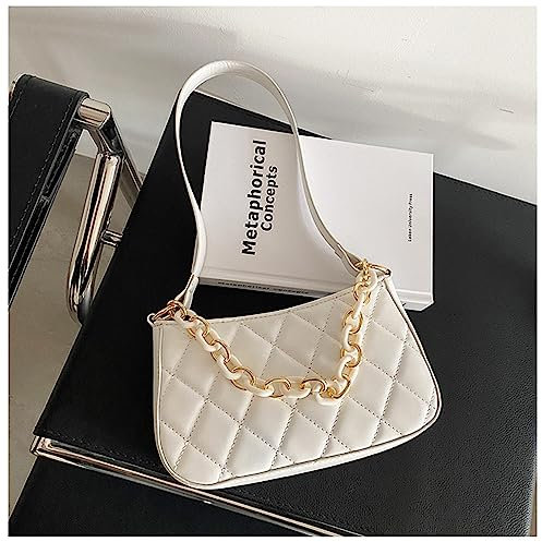 Cumbinge Bag Setacco Pure Color 2023 Borsa a Spalla Estate (Color : White)