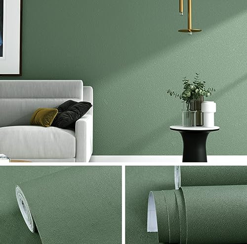BPILOT Tapete Selbstklebende Sofortaufkleber-Tapete Verdicktes Pvc Wasserdicht Heimdekoration Wandaufkleber Möbelrenovierungsaufkleber Grün D