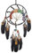 7 Chakren Lebensbaum Traumfänger Wanddekoration mit Regenbogen Heilung Kristall Stein Handgemachte Kunst Schwarzer Feder Traumfänger Wand hängende Ornament für Schlafzimmer Dekor Segen Geschenk
