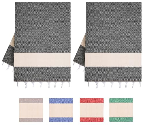 Heré Mood Hamamtuch & Saunatuch aus Baumwolle für Damen & Herren – leicht, saugfähig & schnelltrocknend. Ideal als Strandtuch, Duschtuch, Badetuch, Yogatuch, Reisehandtuch & Sauna Zubehör
