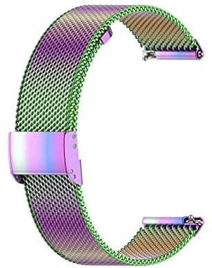 Metall Armband Kompatibel mit Withings Move/Move ECG für Herren Damen, Edelstahl Masche Metall Ersatzarmband Uhrenarmband für Withings Move/Move ECG