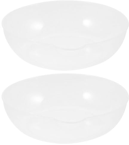 Lurrose 2 Pcs Kitchen Scale Tray Round Scale Pan for Food Weighing Weighing Tray for Kitchen Weighing Scales Reusable for Small Electronic Scales Baking and Cooking
