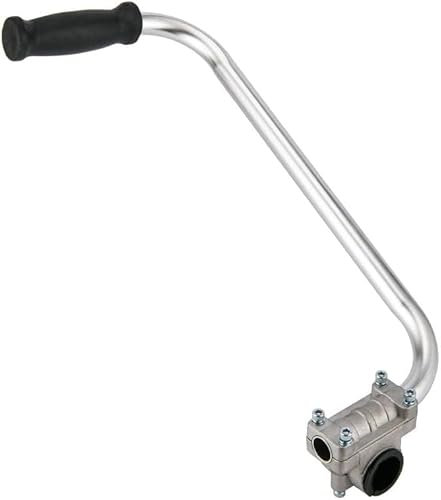 Ergonomischer Rasentrimmer-Griff, Edelstahl Griff für Motorsense, 180° Bidirektionaler Konverter Trimmergriff Für Unkrautfresser, Gegendruck reduzieren, für Rasenpflege, Landschaftsbau