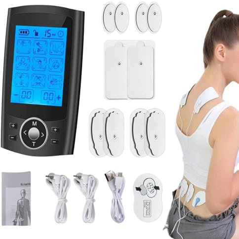 Masajeador de pulso electrónico,Máquina masajeadora de pulso | Masajeadores Eléctricos Estimulador Muscular | Estimulador nervioso para aliviar las molestias, masajeador muscular con 36 modos para mas