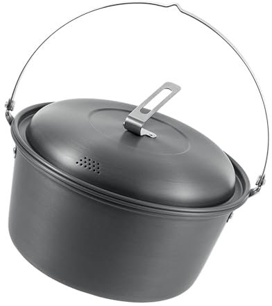 LEJIAJU Aluminium Outdoor Camping Töpfe 4 50 L Großes Fassungsvermögen Multifunktionale Kochtöpfe Kochgeschirr Für Picknicks Selbstfahrende Touren