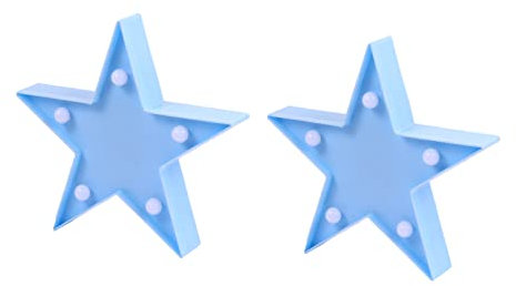 Artibetter 2St Nachtlicht tischlampe tischlicht schreibtisch tageslichtlampe pultleuchte LED-Kaktuslampe Nacht Marquee Sternzeichen Wandleuchte Sternförmige Lampe Partylampe PVC Yellow