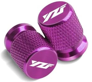 Ventildeckel Für YAMA&HA YZF R1 R3 R6 R25 R125 R1M YZF R1 YZF R6 YZF R3 Motorrad Metall Reifen Ventil Air Port Stem Abdeckkappen(Purple)