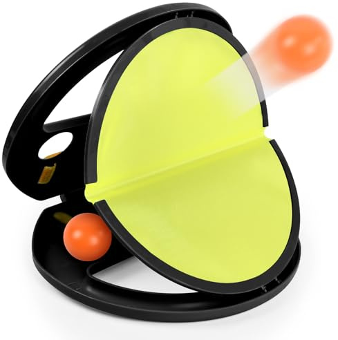 YAJIMAOY Jeu de Lancer et de Capture, Jeu de Balle de Capture, Lancer et Attraper la Balle, Enfants de Plus de 3 Ans, Amusant Jouer Interactif Parent Enfant pour Plage (A)